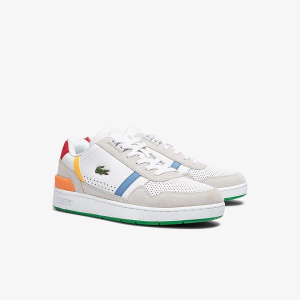 Lacoste T-Clip Lacoste x Polaroid Sneakers Pánské - Tenisky Bílé / Zelene | CZ-v397ks